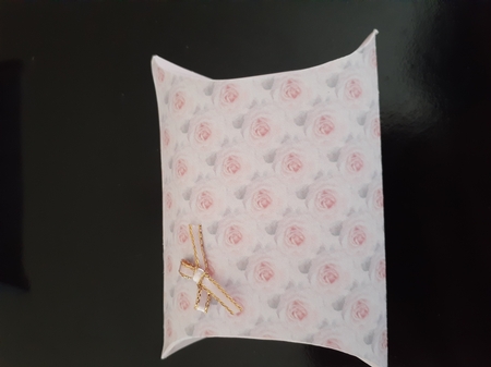 Mini Pillow Boxes - Roses - Pink by Jenny Caldwell