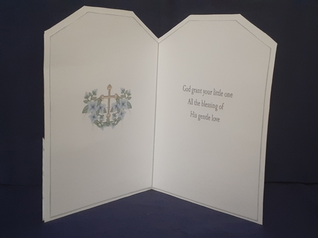 Baby Boy Christening Double Up Front Kit by Jenny Caldwell