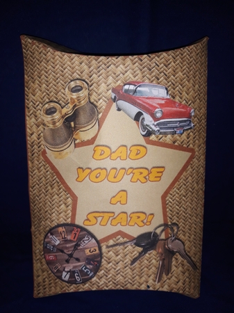Father's Day Gift Pillow Box by Jenny Caldwell