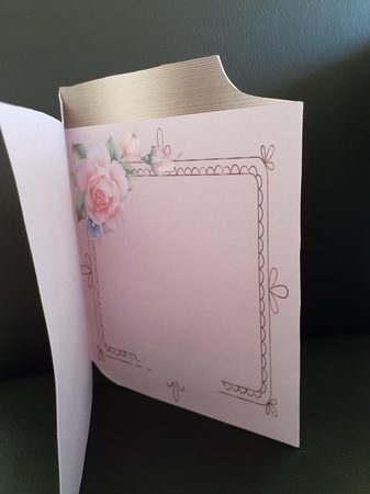 Spring Colours Book Shaped Mini Kit Plus Envelope by Jenny Caldwell