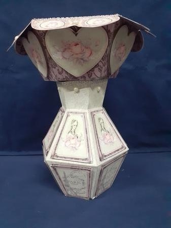 Shabby Chic French Jug/Vase/Urn & Bowl Kit - Parisienne Rose by Jenny Caldwell
