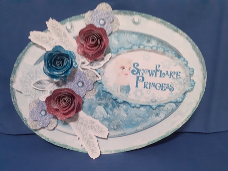 Snowflake Princess & Friends - Tissue Box Cover and Decorative Plaque by Jenny Caldwell