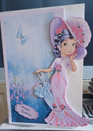the lady over the edge by Jenny Caldwell