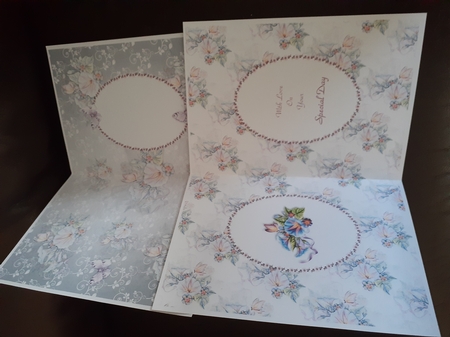 8 Floral A4 Inserts by Jenny Caldwell