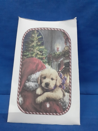 A Fluffy Gift from Santa Pillow Box by Jenny Caldwell