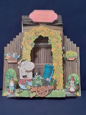 Just Pottering 3D What an Entrance! Card and Envelope Kit. by Jenny Caldwell