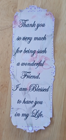 thank you book marks by Jenny Caldwell