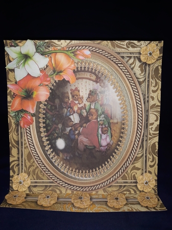 Bygone Age Gold - Christmas Bears by Jenny Caldwell