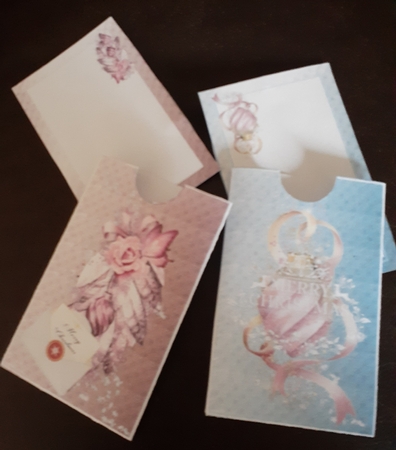 Christmas Gift Cards with envelope and matching insert card. -2 by Jenny Caldwell