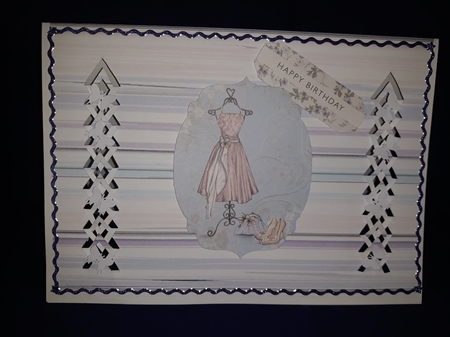 Sketchy Random Striped Background - Winter tones by Jenny Caldwell