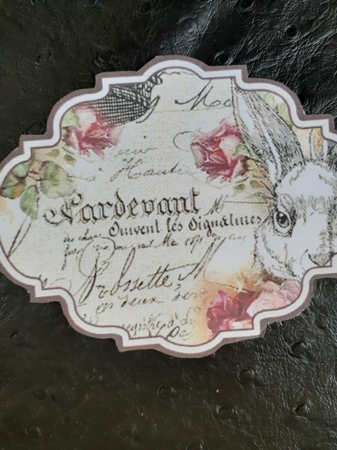 Shabby Chic Rabbit Labels by Jenny Caldwell