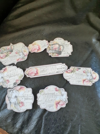 Shabby Chic Rabbit Labels by Jenny Caldwell