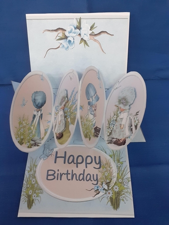 TWIST AND POP CARD KIT - BLUE BONNETS by Jenny Caldwell