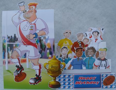 Rugby Dude England Kit. by Jenny Preston