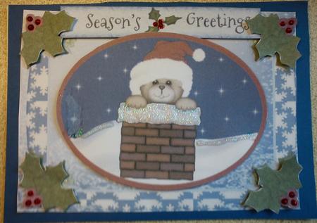 Cute Cat in Chimney by Jenny Walton
