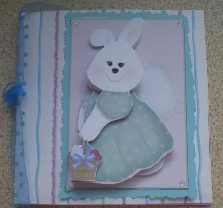 Easter Bunny with Basket by Jenny Walton