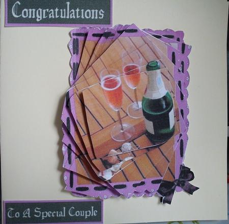 Congrats Champagne by Jenny Walton