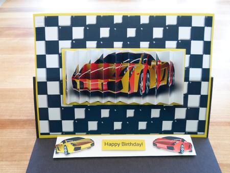 Sports Cars Flip Card by Jessica Vine