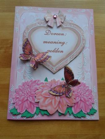 Name & Meaning Card - Doreen by Jessica Vine