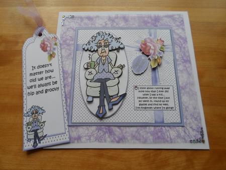 Stella Thinks About Running Away Quick Card by Jessica Vine
