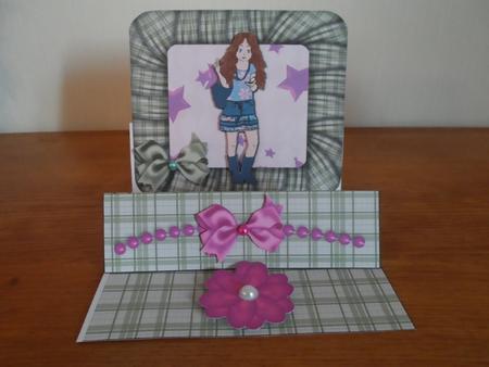 Teen's Favorite Passtime Double Easel Card Kit by Jessica Vine