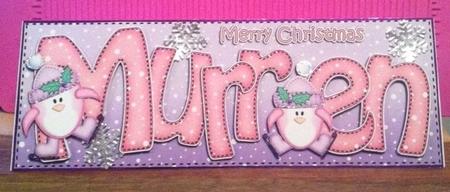Merry Christmas Murren Penguins Large Dl & 3D Decoupage Featured Gallery Photo