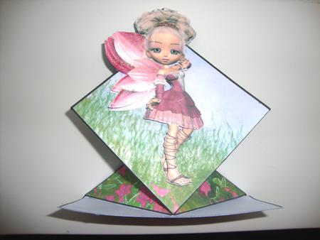 Cassie Fairy Pop Up Spring Card by Jill Duncanson