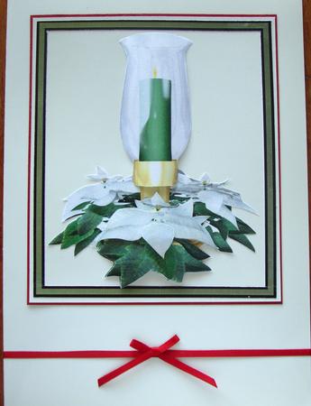 Poinsettia and Candle Green Step by Step by Jill Duncanson