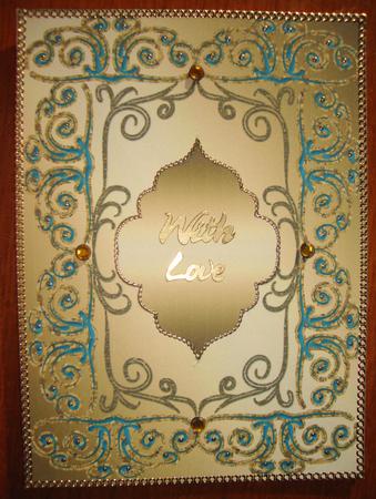 Entering Fairyland Blank Card Base 1 by Jill Duncanson