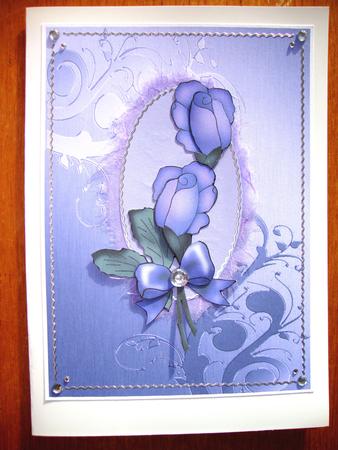 Flowers with Diamonds Matching Backing Paper Featured Gallery Photo