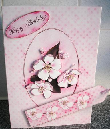 Apple Blossom Quick Card with Decoupage Featured Gallery Photo