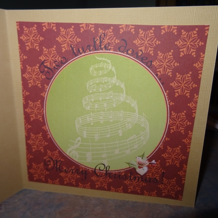 The Second Day of Christmas Partridge Pear Tree Christmas Card Making Mini Kit by Jillian Bond