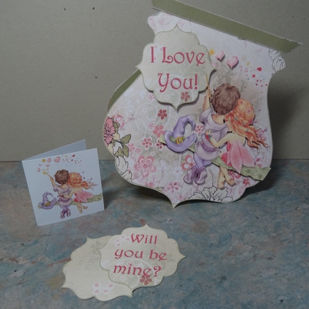 The Magic of Love Qua-trefoil Shaped Card Making Kit by Jillian Bond