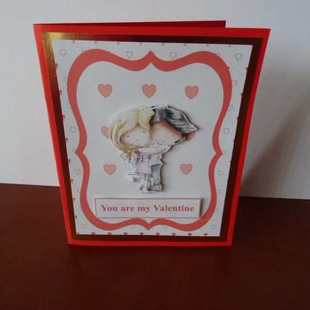 Valentines Day, Romance Greeting Card by Jillian Bond