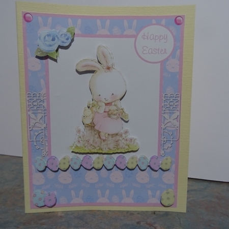 Easter bunny greeting card by Jillian Bond