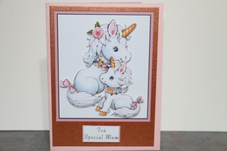 Mothers Day Unicorns 1 Mum by Jillian Bond