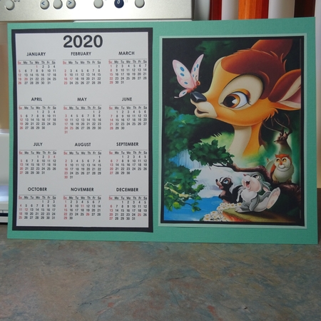 2020 Calendar Deer Butterfly by Jillian Bond