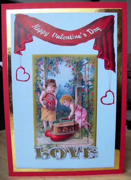Vintage Valentines Angels Qs by Jillian Liddle