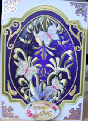 Easter Egg with Butterflies Shaped Topper 4 by Jillian Liddle
