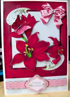 Beautiful Red Lillys by Jillian Liddle