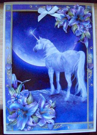 Unicorn Moon & Purple Lilies Featured Gallery Photo