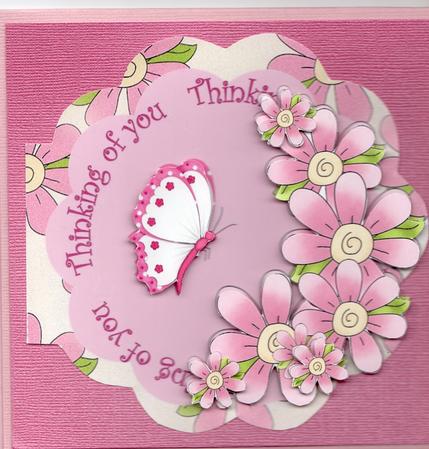 Floral Shaped Card by Jo-Anne Kacer