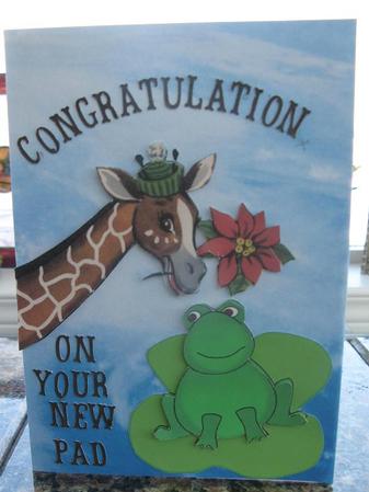 Frog Good Luck in Your New Pad by Jo-Anne Kacer