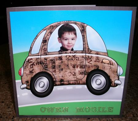 8 x 8 Funky Car Kit with Scalloped Corners by Jo-Anne Kacer