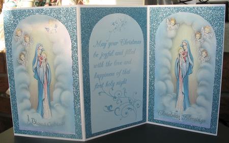 The Virgin Mary with Baby Jesus by Jo-Anne Kacer