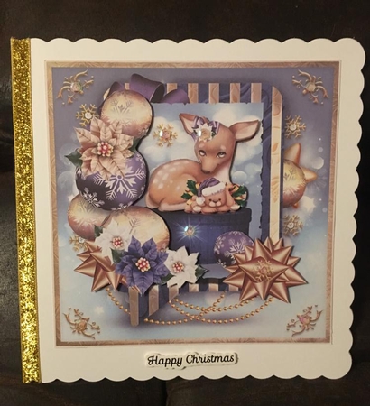Christmas Winter Deer Mini Kit by Jo Brindley