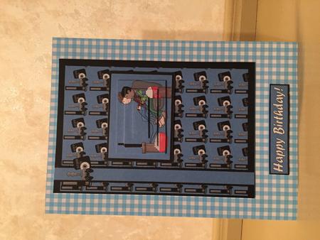 Gamer Boy Pyramid Card Front by Jo Cockburn