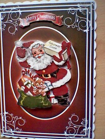 Santa & Presents Quick Card by JO LOCKWOOD