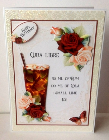 Cuba Libre Cocktail  by Joan Mary Smith