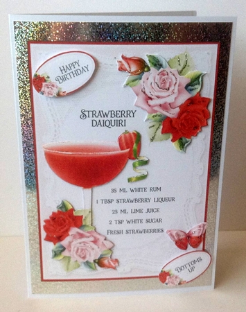 Strawberry Daiquiri Cocktail  by Joan Mary Smith